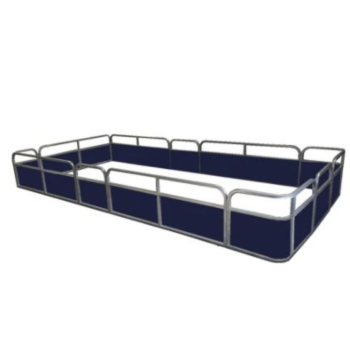 DISCONTINUED 16'4" Stern Entry Fence Package - Indigo Blue - Inside Panel
