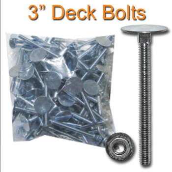 3" Pontoon Deck Bolts